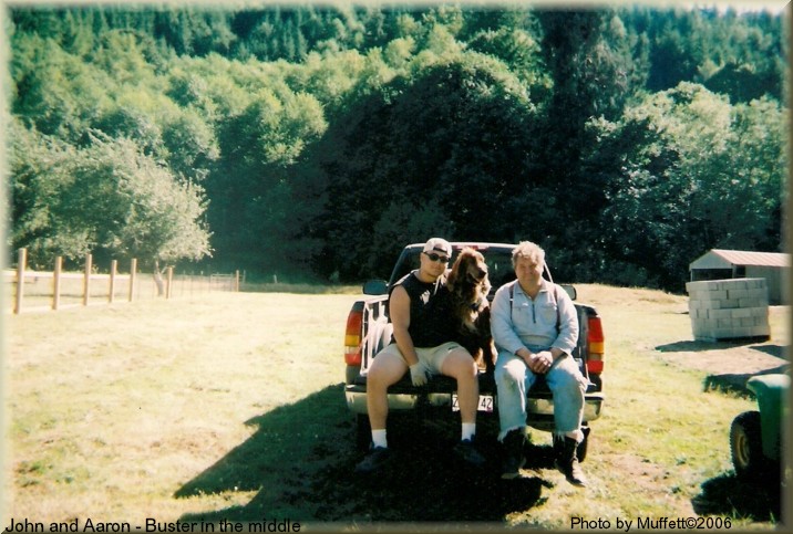 John, Aaron and Buster 2006